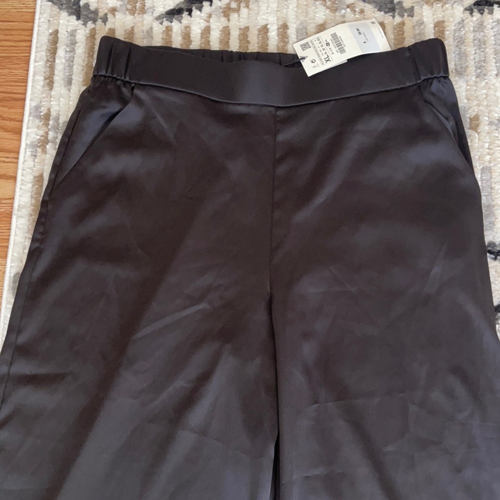 Zara saying effect wide leg pants